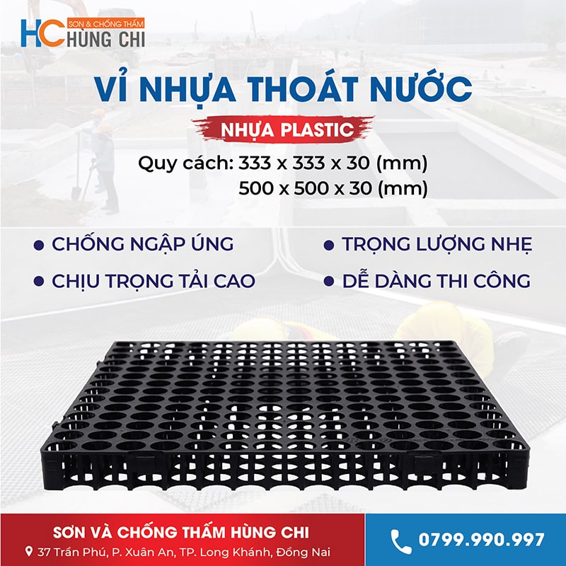 Sika Nam Cường - Vỉ thoát nước Hùng Chi